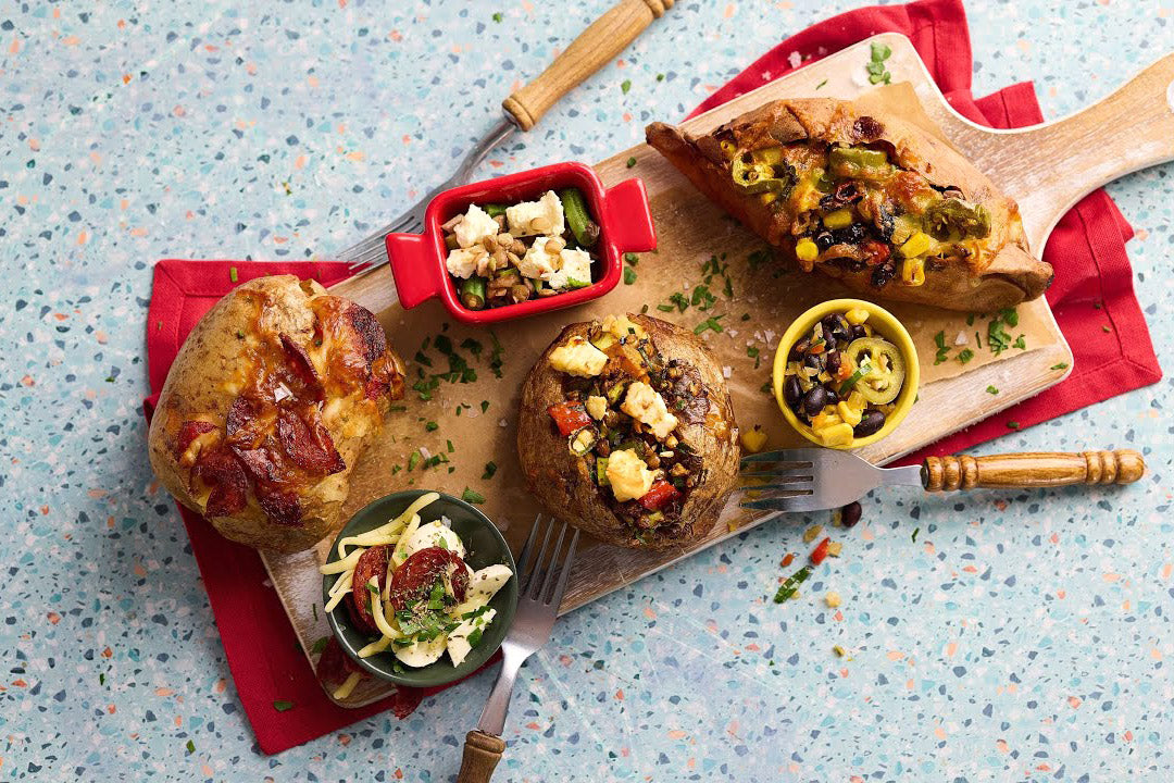Around the world Loaded Spuds