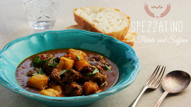 Spezzatino with Potato and Saffron