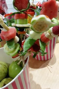 Best Ways for Children to Play with Their Food and eat it too - fruit kebabs