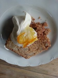 Nourishing millet recipes - Pear and ginger loaf slice