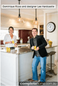 At home with Chef Dominique Rizzo - Dominique and Lee Hardcastle