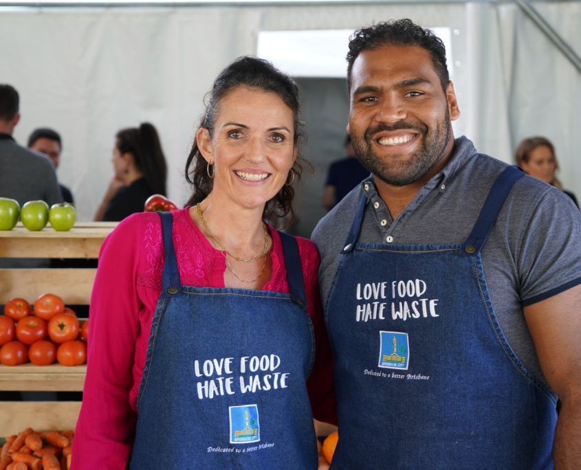 Make food waste a thing of the past - Chef Dominique Rizzo and Sam Thaiday