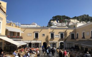  My day on Isle of Capri - Dominique Rizzo food wine tours - Capri piazza