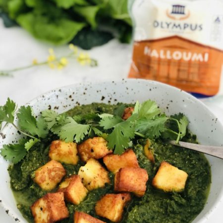 Palak Halloumi Curry